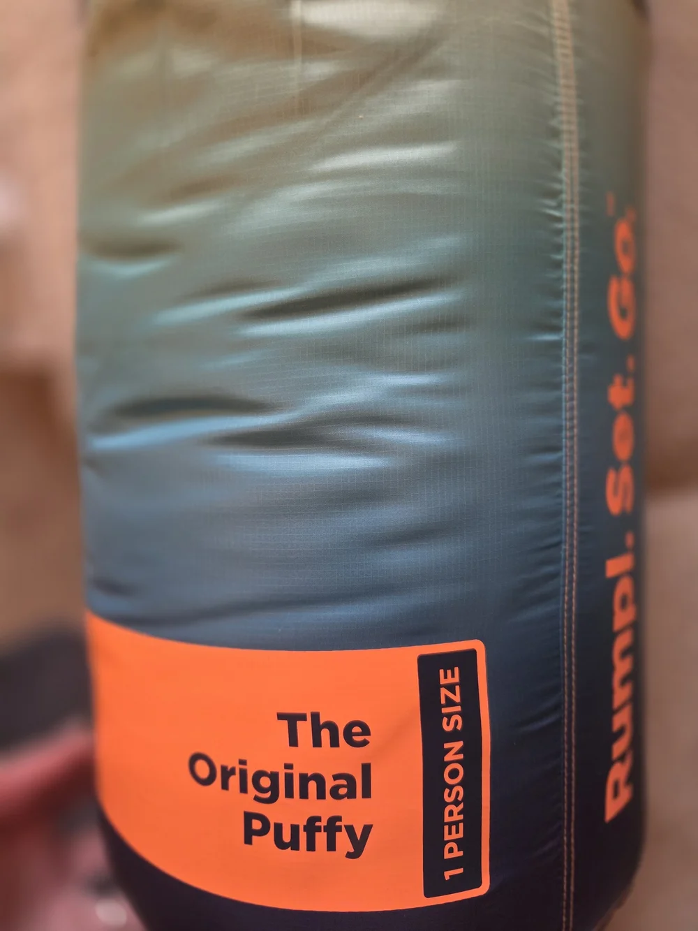 The Original Puffy Blanket Rumpl - Camping, Hiking, outdoor Baja Fade